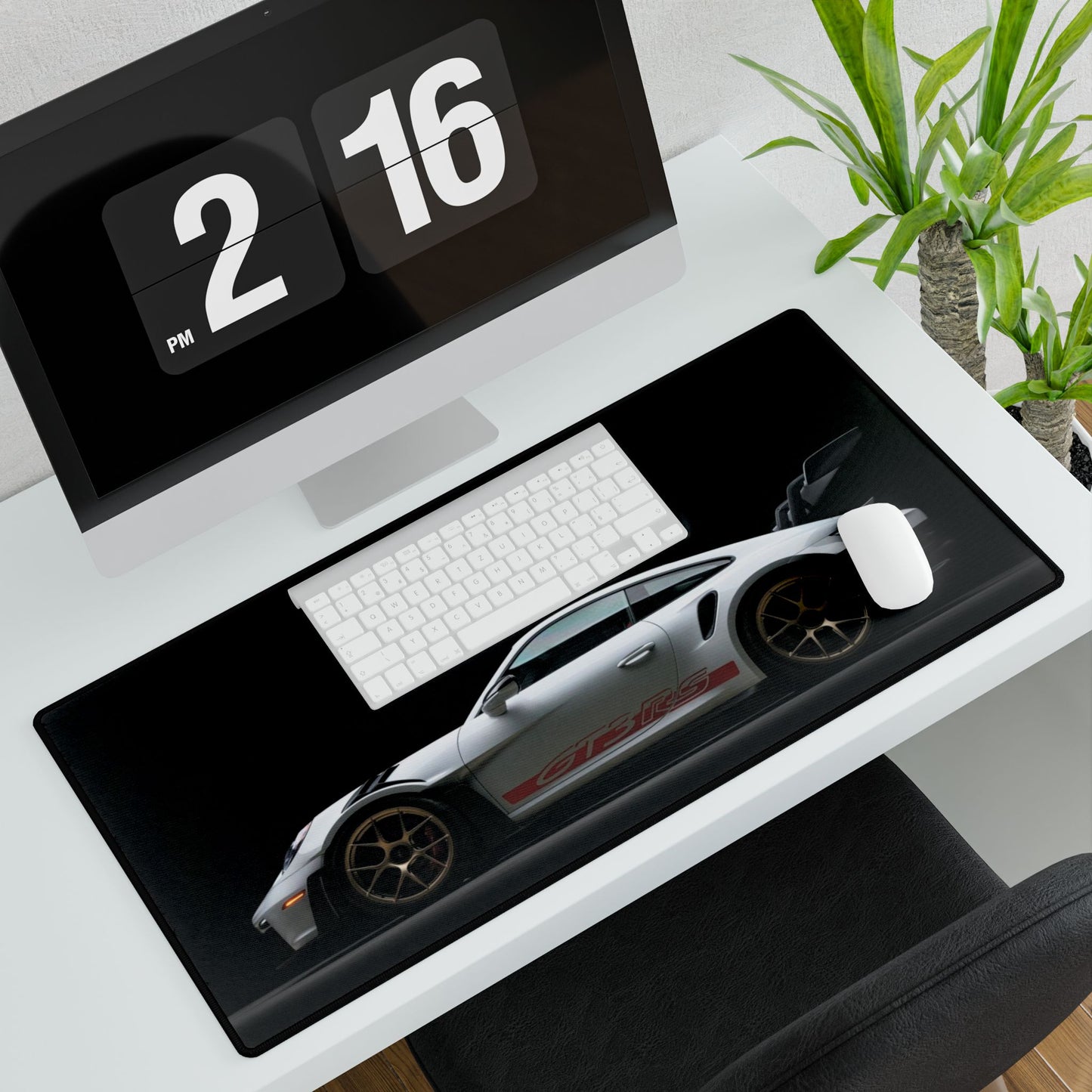 Sleek Sports Car Desk Mat - Ideal for Car Enthusiasts & Home Offices