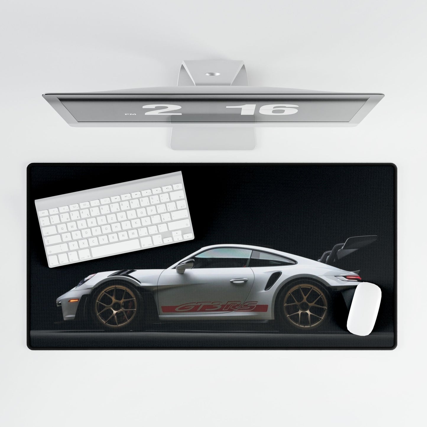 Sleek Sports Car Desk Mat - Ideal for Car Enthusiasts & Home Offices